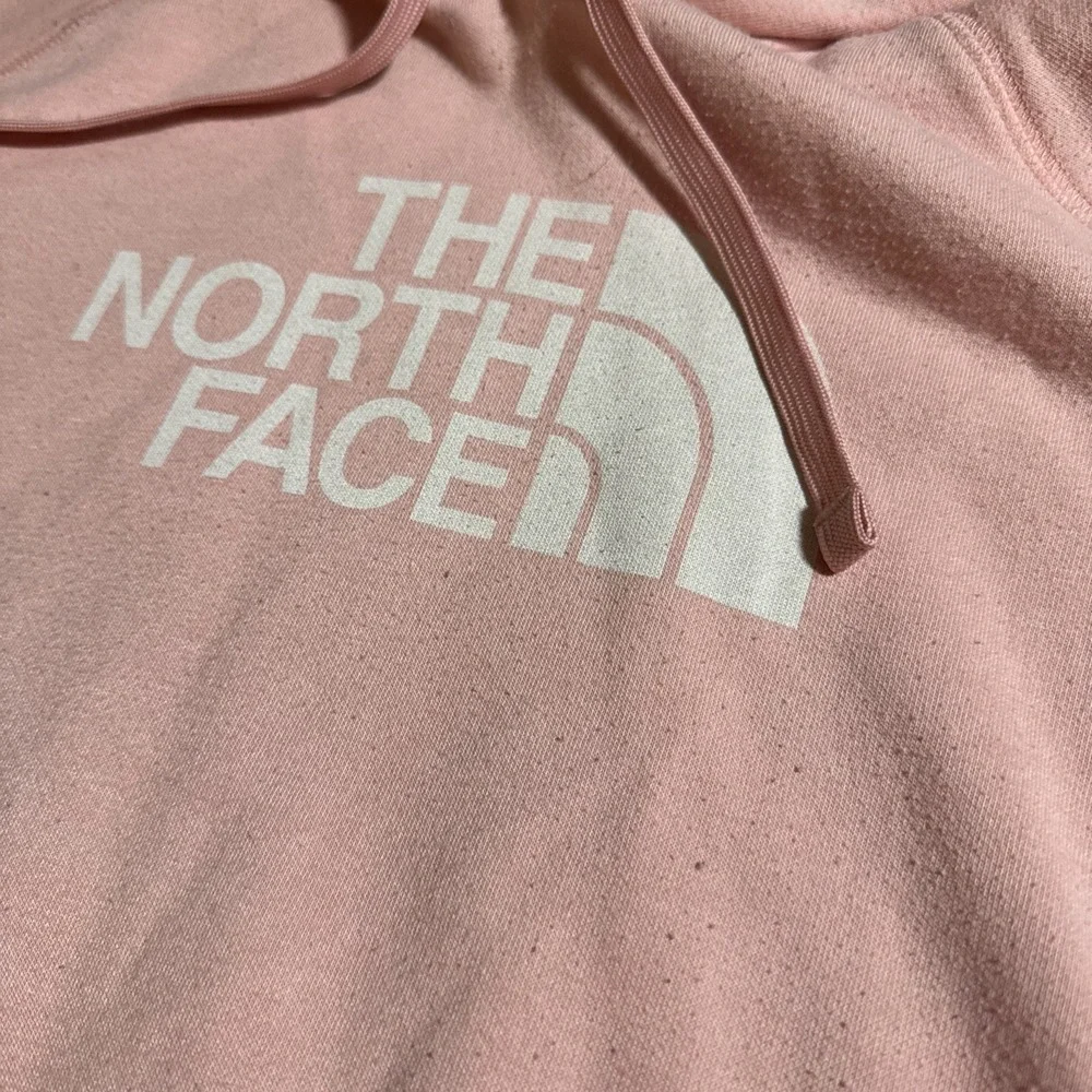 The North Face Hoodie Womens XL‎ Pink Logo Pullover Sweatshirt Outdoor - Picture 2 of 8